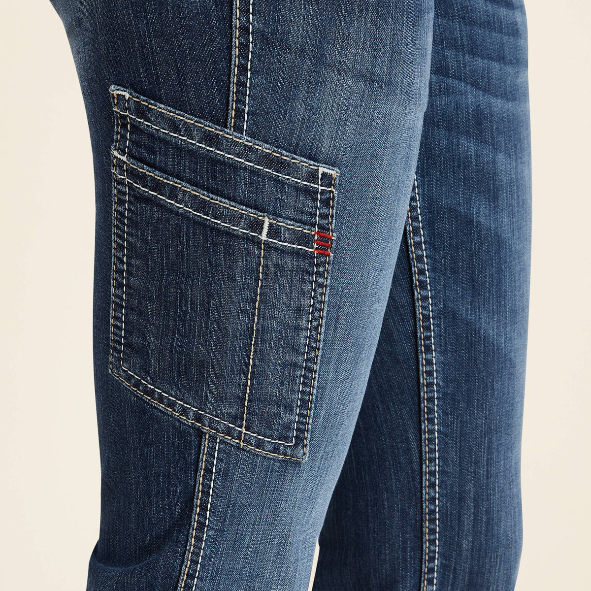 FR Perfect Rise Perfect Rise DuraLight Stretch Cell Phone DuraStretch Straight Leg Jeans Ariat Women|Work