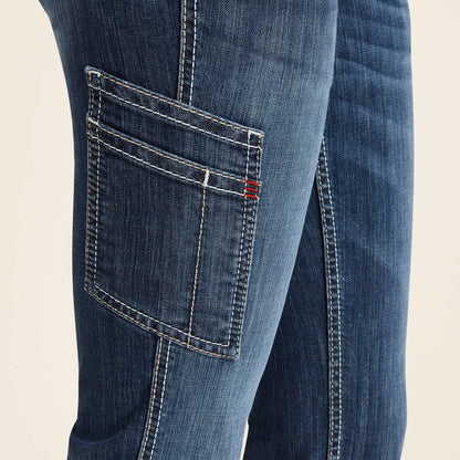FR Perfect Rise Perfect Rise DuraLight Stretch Cell Phone DuraStretch Straight Leg Jeans Ariat Women|Work