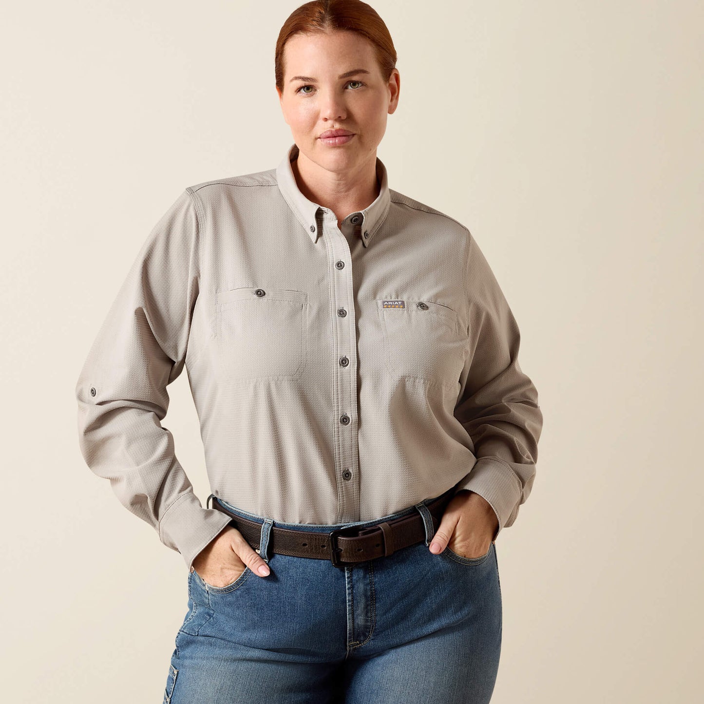 Rebar Made Tough 360 Airflow DuraStretch Work Shirt Ariat Women|Sale