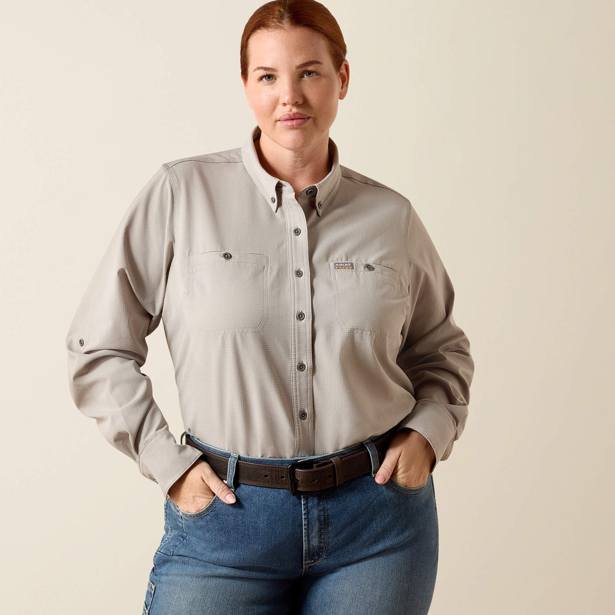 Rebar Made Tough 360 Airflow DuraStretch Work Shirt Ariat Women|Sale