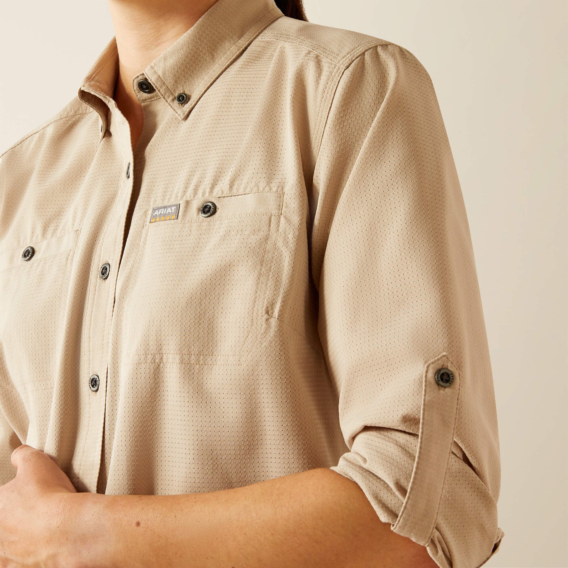 Rebar Made Tough 360 Airflow DuraStretch Work Shirt Ariat Women|Sale
