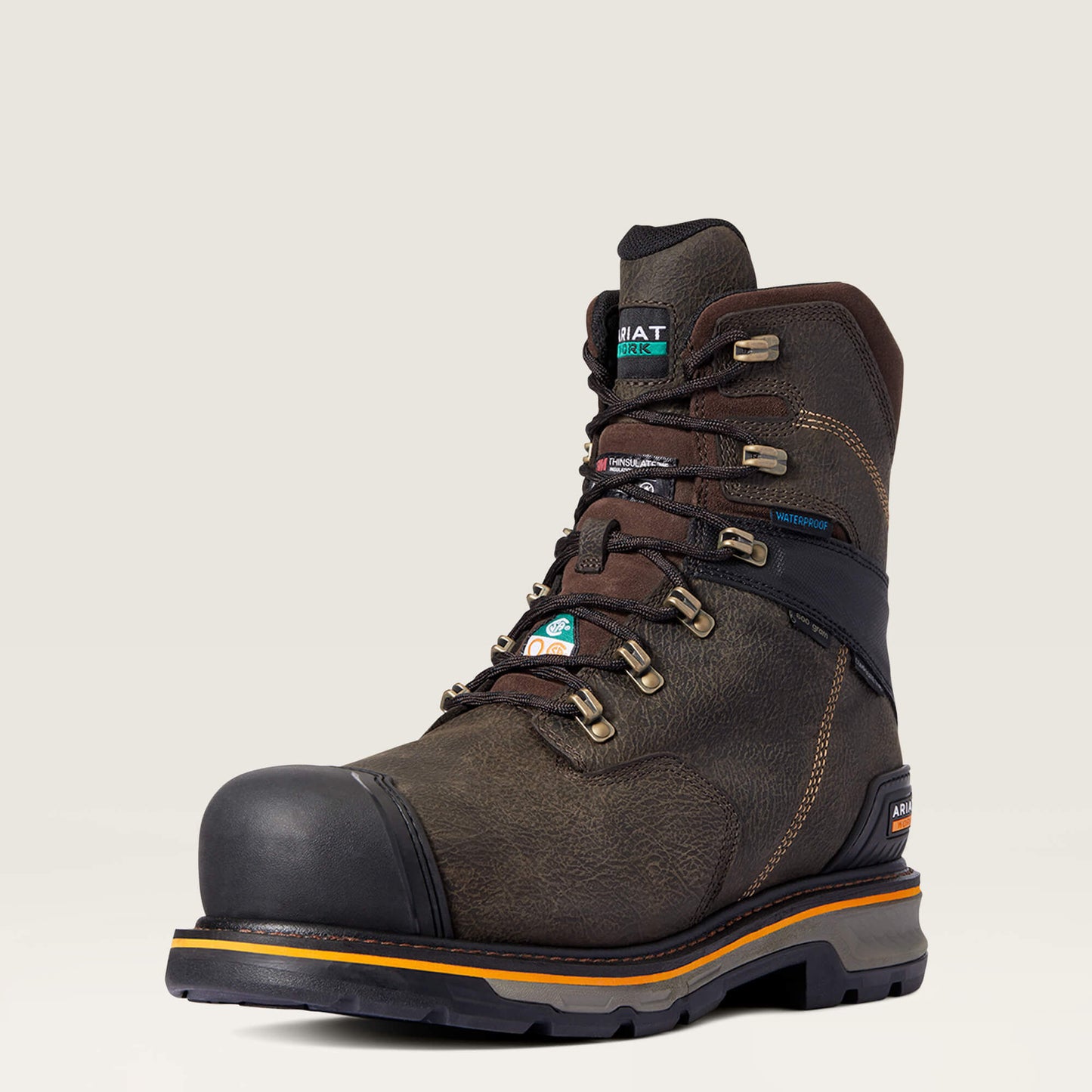 Stump Jumper 8" CSA Glacier Grip Waterproof 600g Composite Toe Work Boot Ariat Work