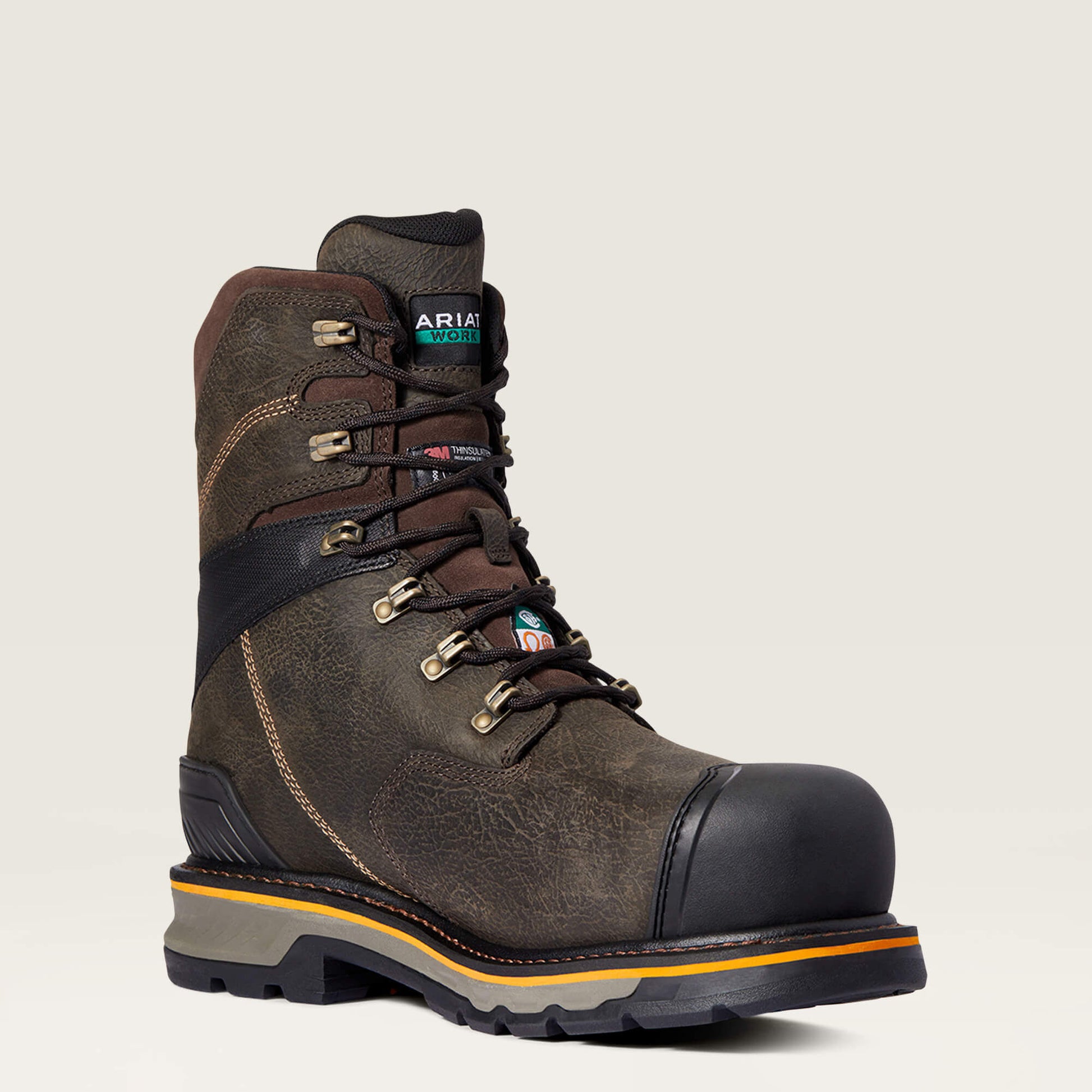 Stump Jumper 8" CSA Glacier Grip Waterproof 600g Composite Toe Work Boot Ariat Work