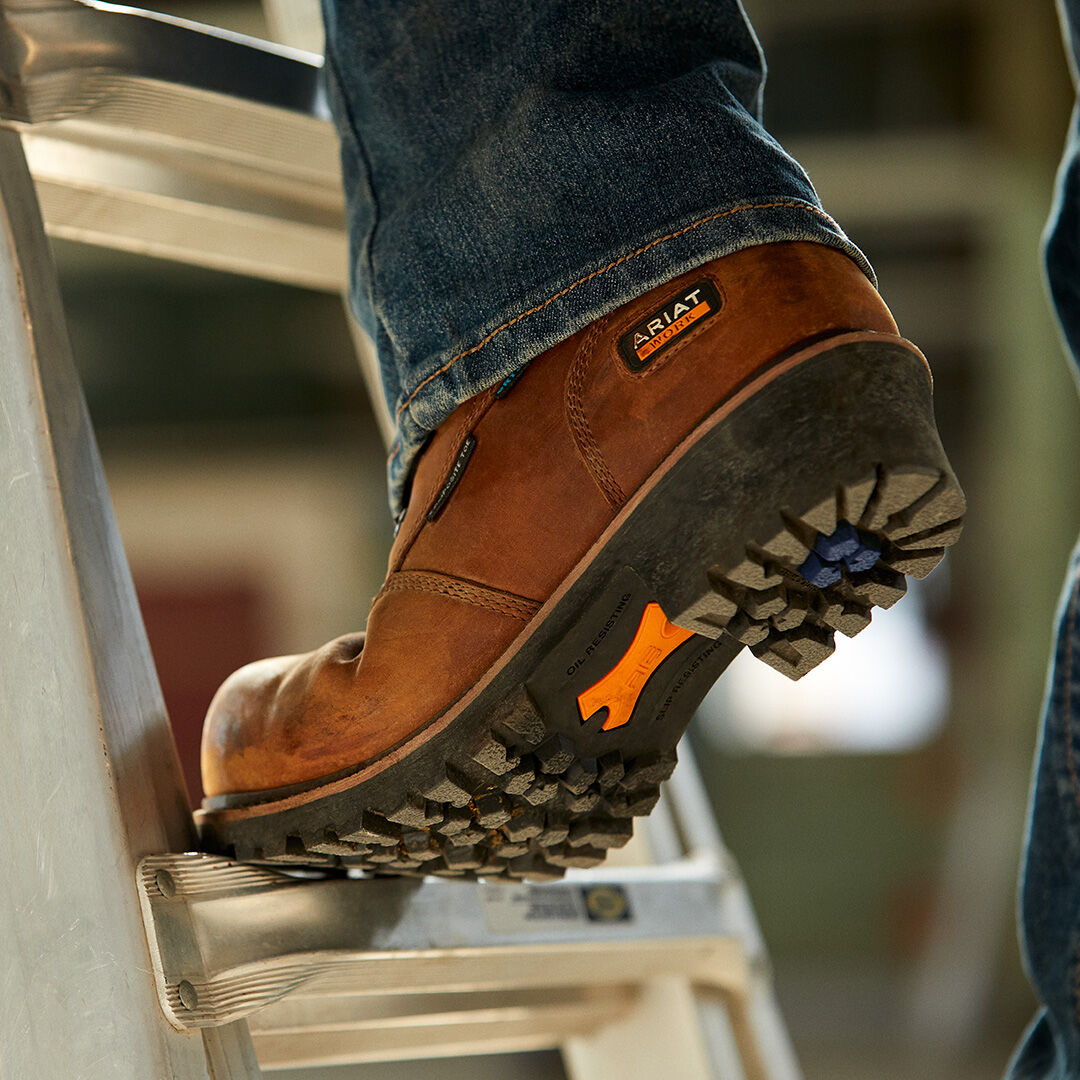 Logger Shock Shield Waterproof Composite Toe Work Boot Ariat Work
