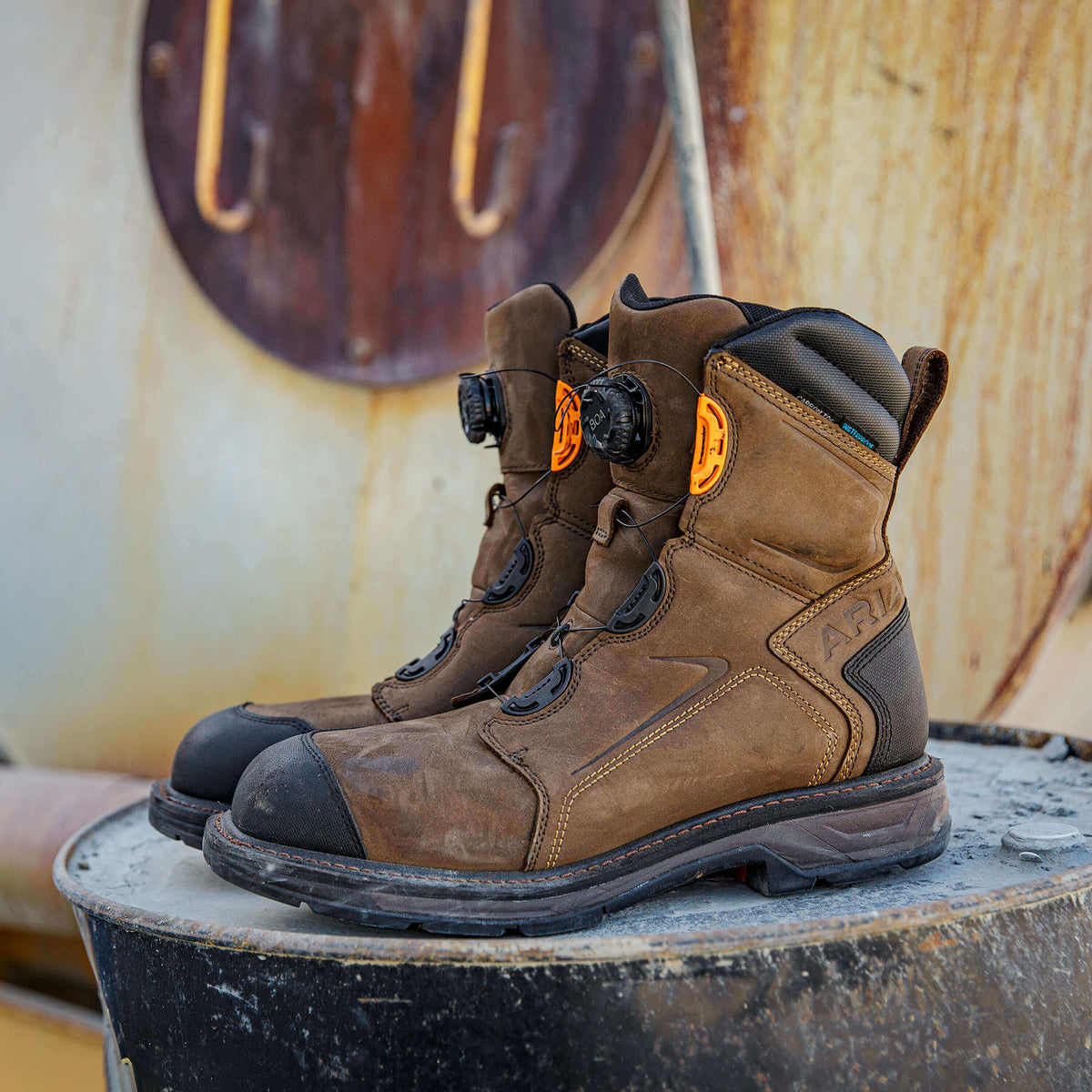 WorkHog XT 8" BOA Waterproof Carbon Toe Work Boot Ariat Work