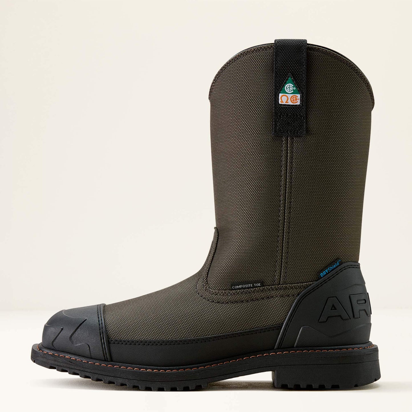 RigTEK Wildcat Pull-On CSA Waterproof Wide Square Toe Composite Toe Work Boot Ariat Work