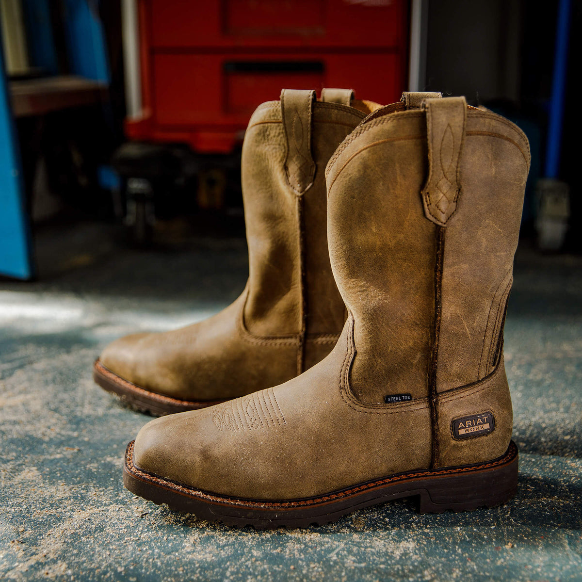 Activator Wide Square Toe Steel Toe Work Boot Ariat Work