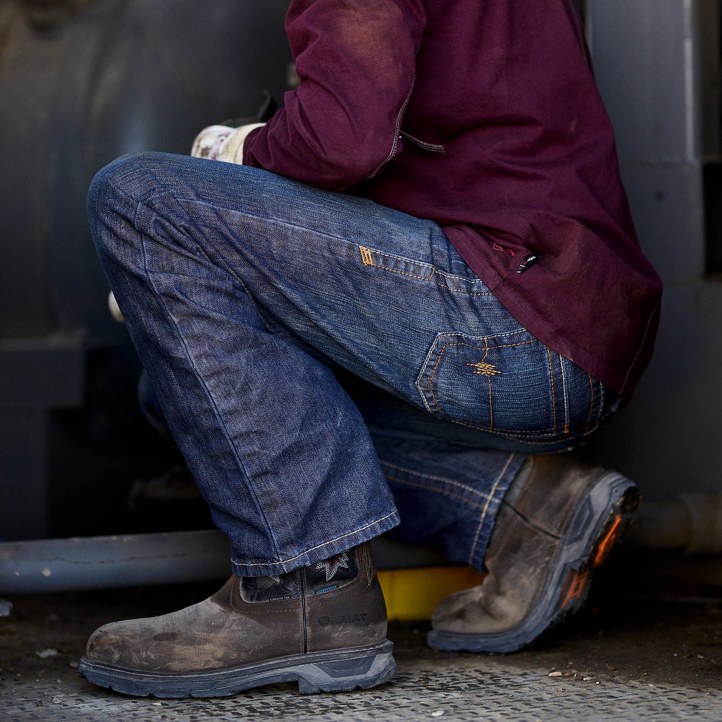 WorkHog XT Waterproof Carbon Toe Work Boot Ariat Work