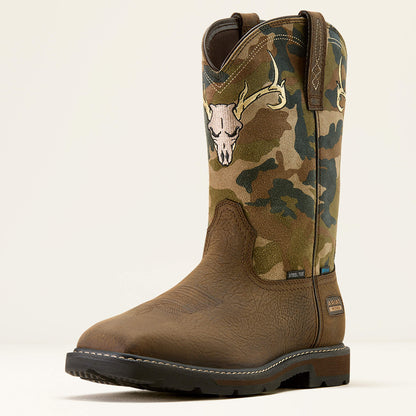 Groundbreaker Antler Waterproof Wide Square Toe Steel Toe Work Boot Ariat Work