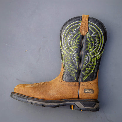 WorkHog XT Coil Wide Square Toe Carbon Toe Work Boot Ariat Work