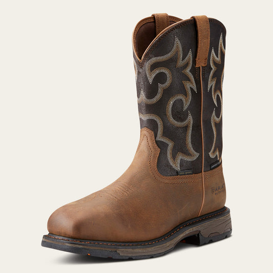 WorkHog Wide Square Toe 400g Waterproof Composite Toe Work Boot Ariat Work