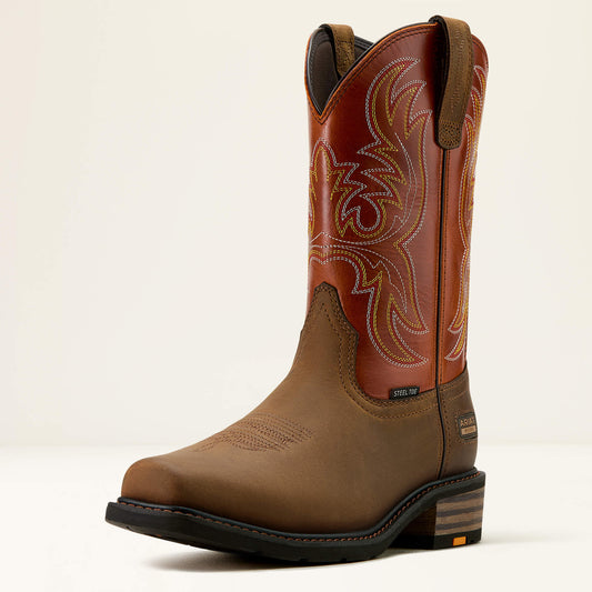 Ironside Square Toe Steel Toe Work Boot Ariat Work
