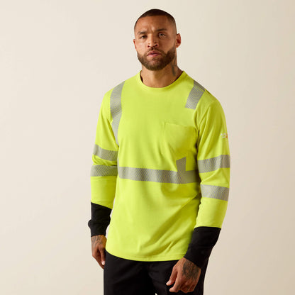 FR Hi-Vis Colorblock Long Sleeve T-Shirt Ariat Work