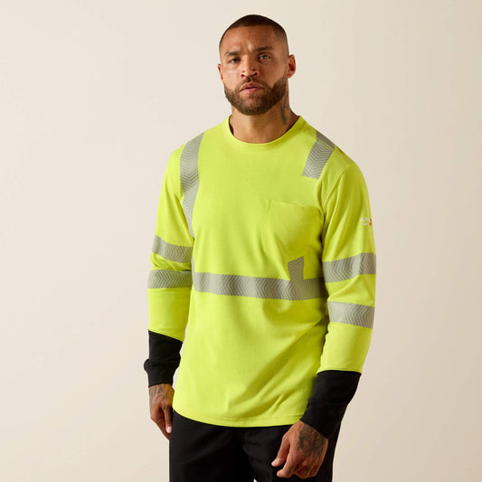 FR Hi-Vis Colorblock Long Sleeve T-Shirt Ariat Work