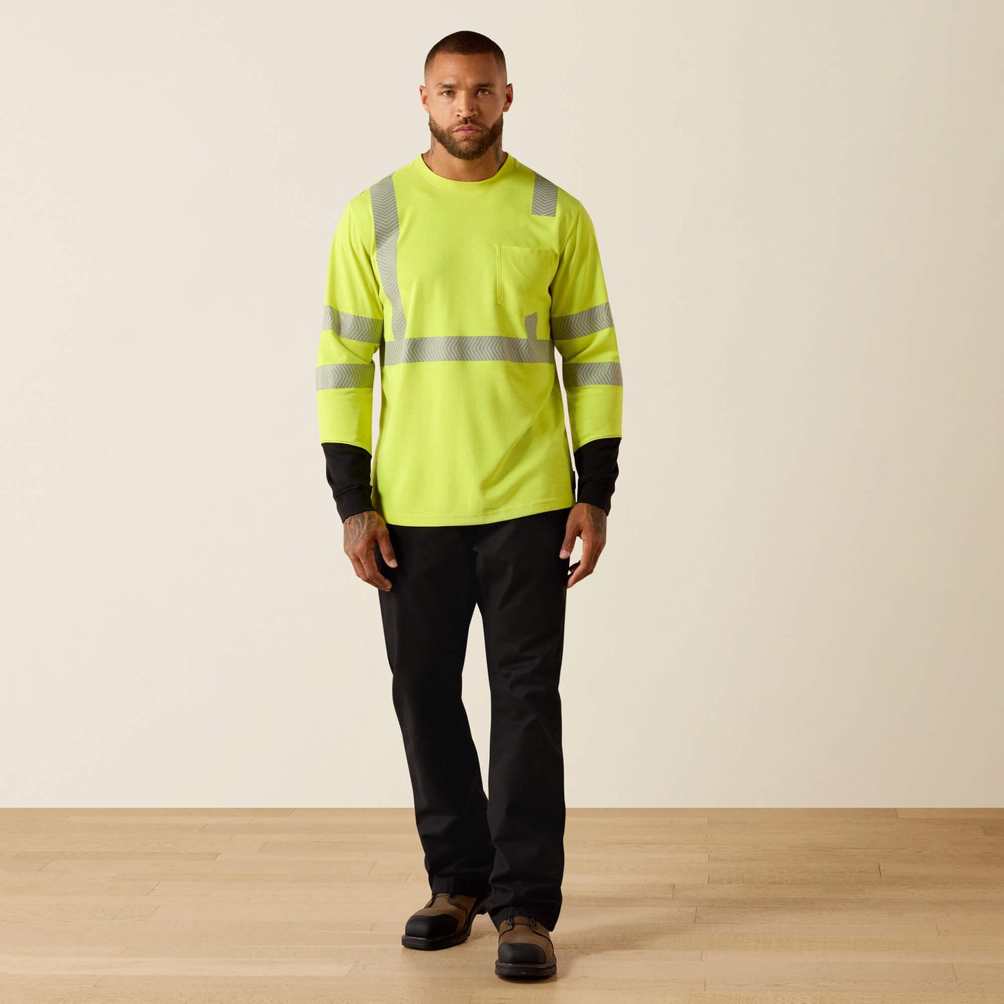 FR Hi-Vis Colorblock Long Sleeve T-Shirt Ariat Work