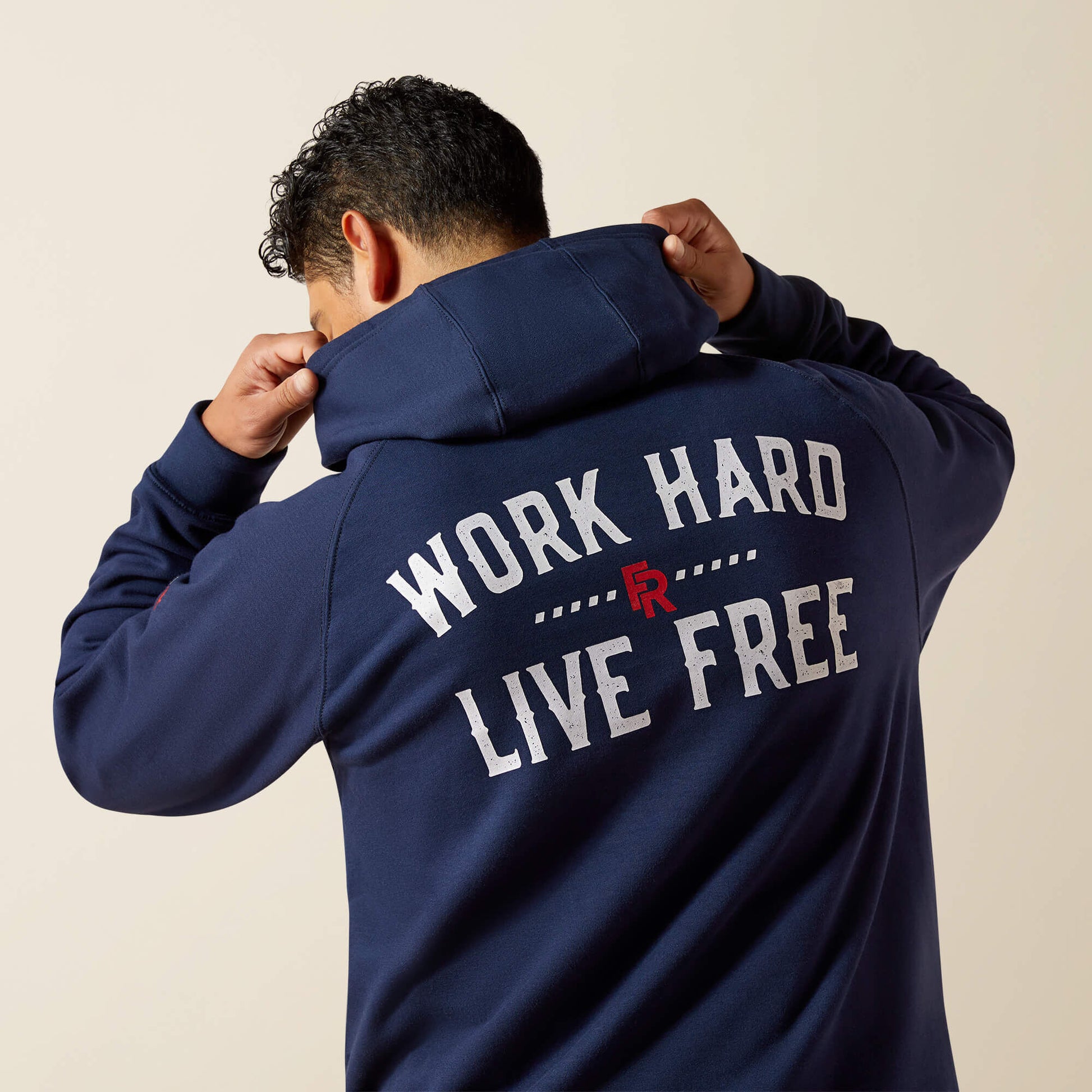 FR DuraStretch Work Hard Live Free Hoodie Ariat Work|Sale