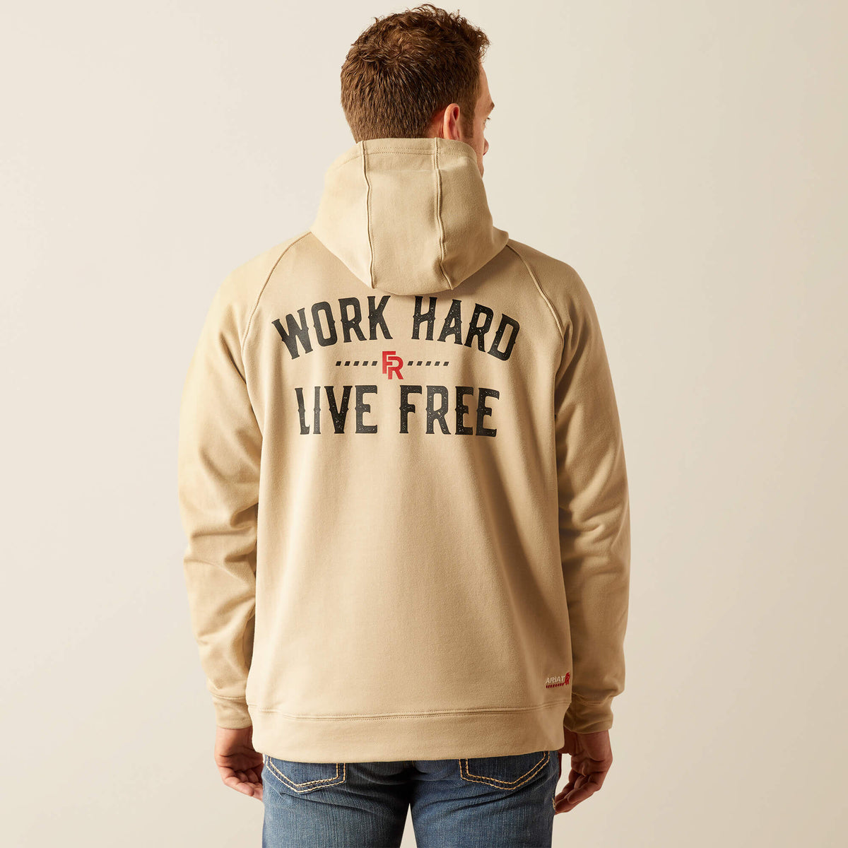 FR DuraStretch Work Hard Live Free Hoodie Ariat Work|Sale
