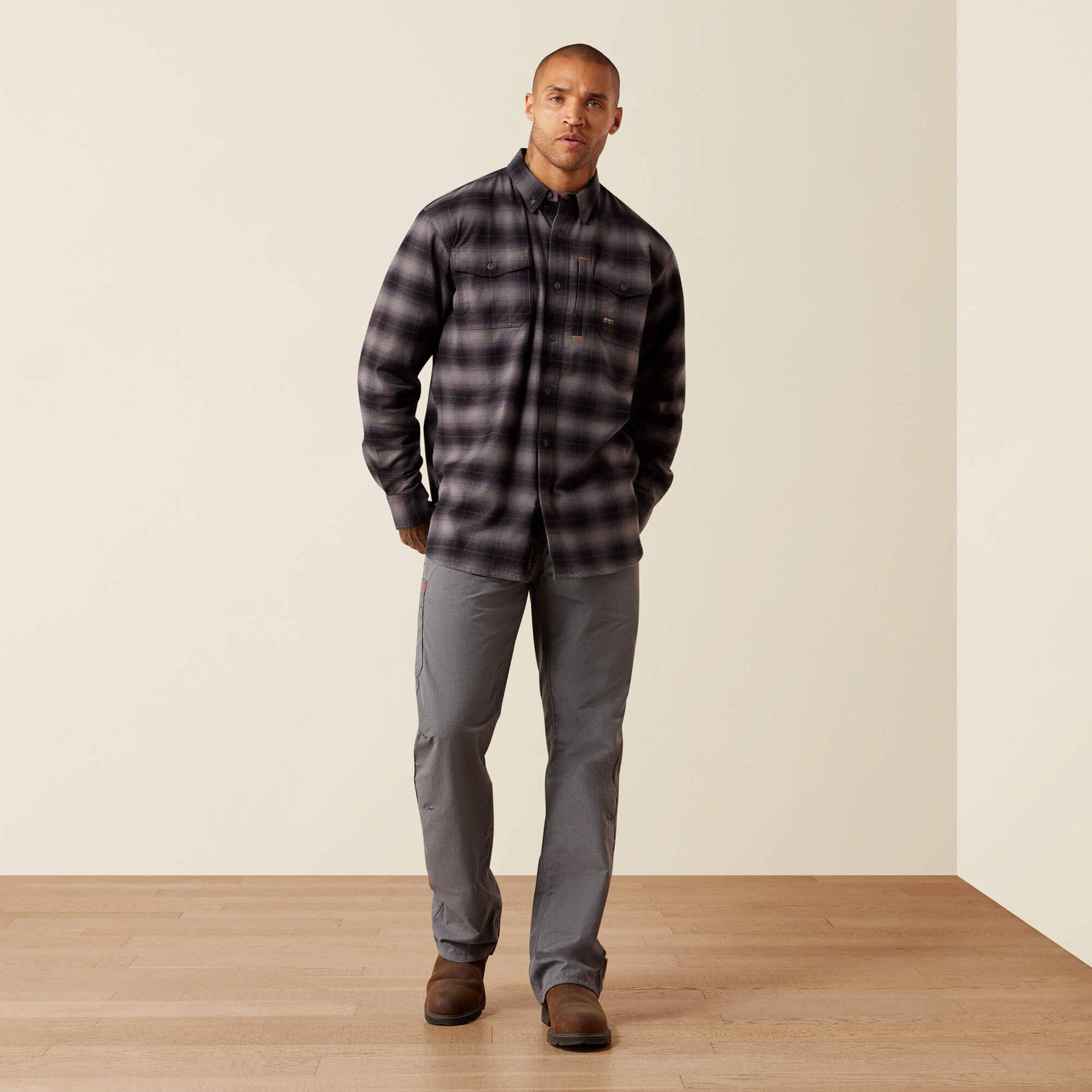 Rebar Flannel DuraStretch Work Shirt Ariat Work|Sale