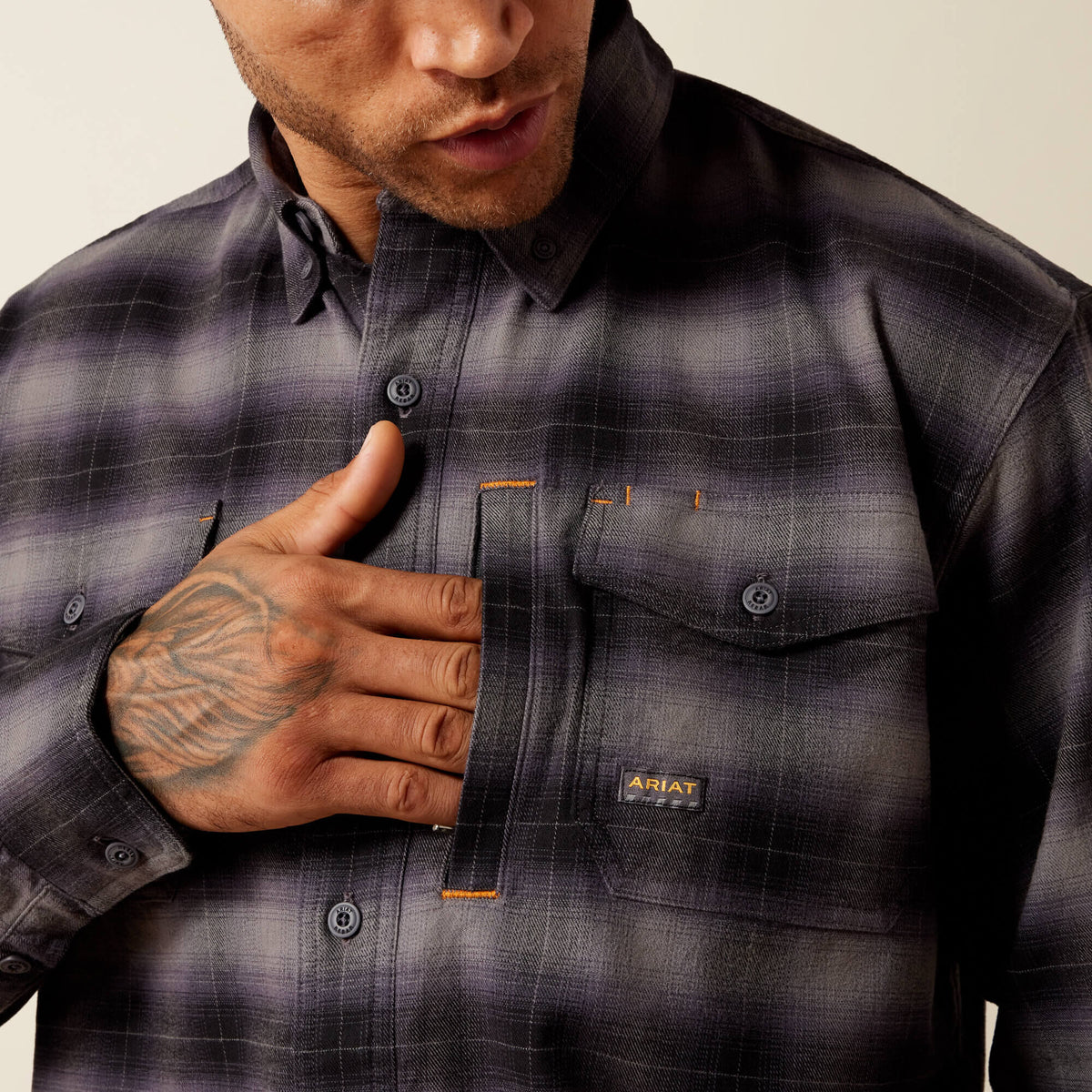 Rebar Flannel DuraStretch Work Shirt Ariat Work|Sale