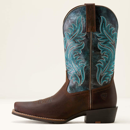 Round Up Narrow Cutter Toe Western Boot Ariat Sale