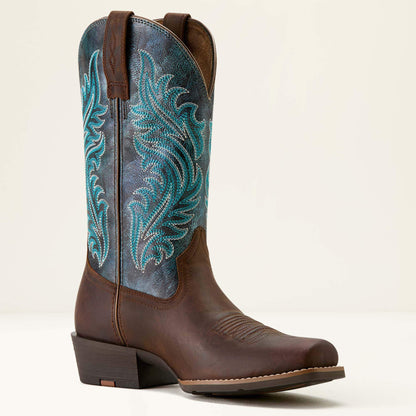 Round Up Narrow Cutter Toe Western Boot Ariat Sale