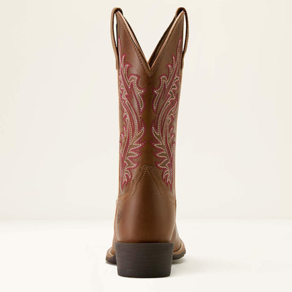 Round Up Narrow Cutter Toe Western Boot Ariat Sale