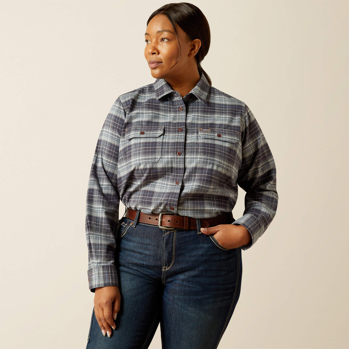 Rebar DuraStretch Flannel Tunic Ariat Sale