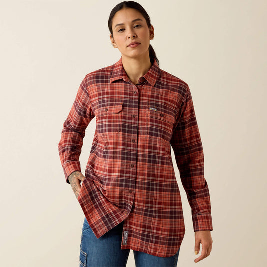 Rebar DuraStretch Flannel Tunic Ariat Sale