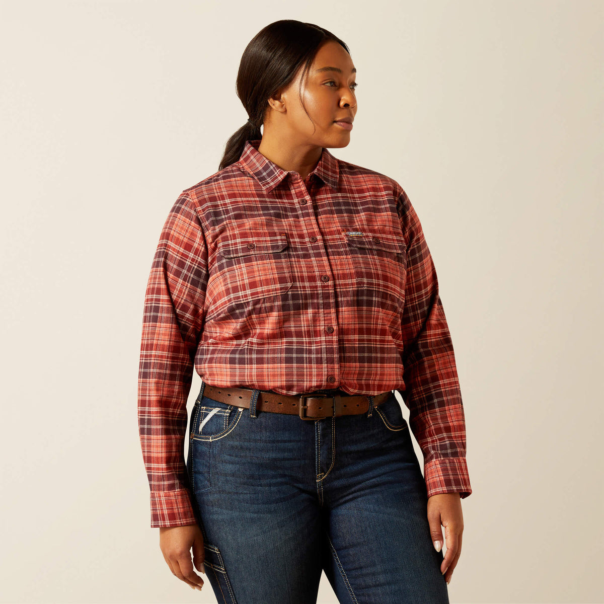 Rebar DuraStretch Flannel Tunic Ariat Sale