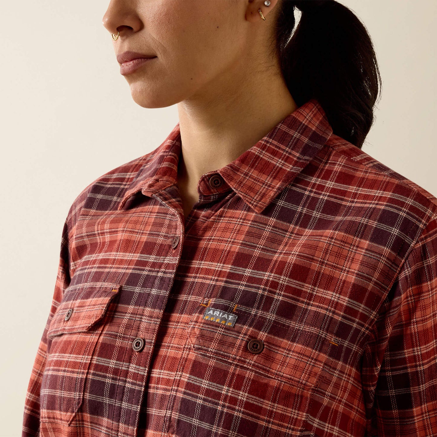 Rebar DuraStretch Flannel Tunic Ariat Sale