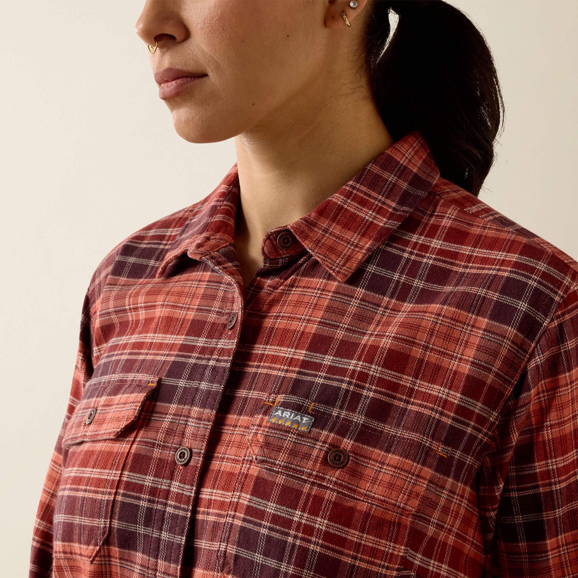 Rebar DuraStretch Flannel Tunic Ariat Sale