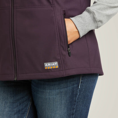 Rebar Stretch Canvas Softshell Vest Ariat Sale