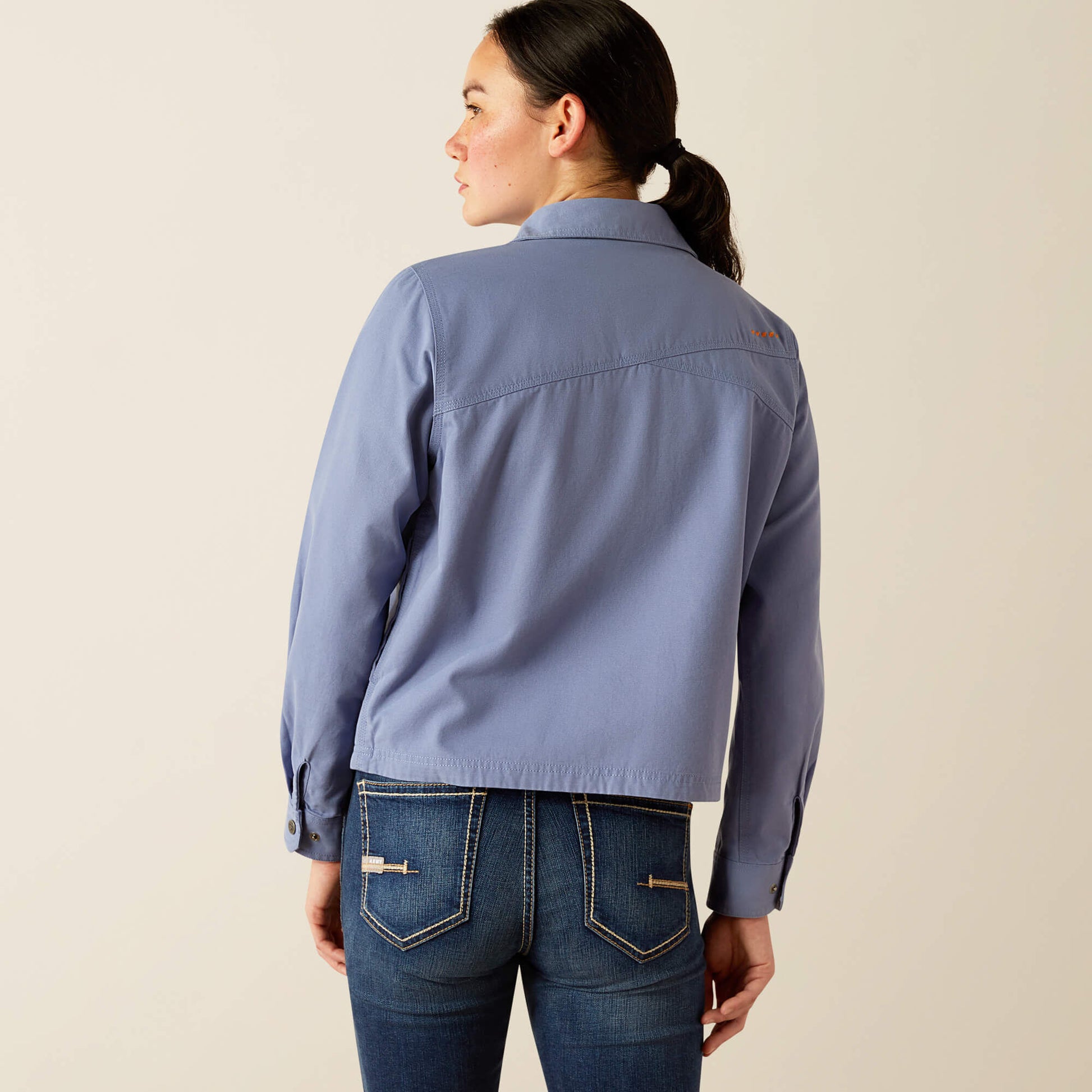 Rebar Cropped Woven Shirt Jacket Ariat Sale