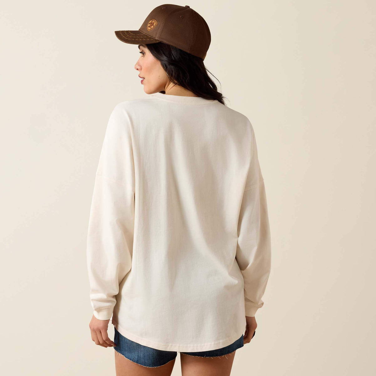 Canvas Oversized Long Sleeve T-Shirt Ariat Sale