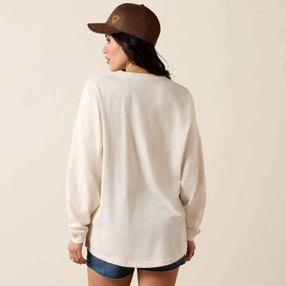 Canvas Oversized Long Sleeve T-Shirt Ariat Sale