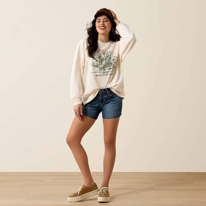 Canvas Oversized Long Sleeve T-Shirt Ariat Sale