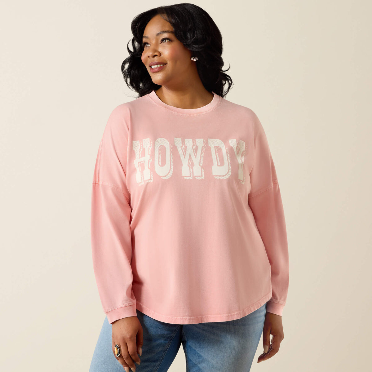 Canvas Oversized Long Sleeve T-Shirt Ariat Sale