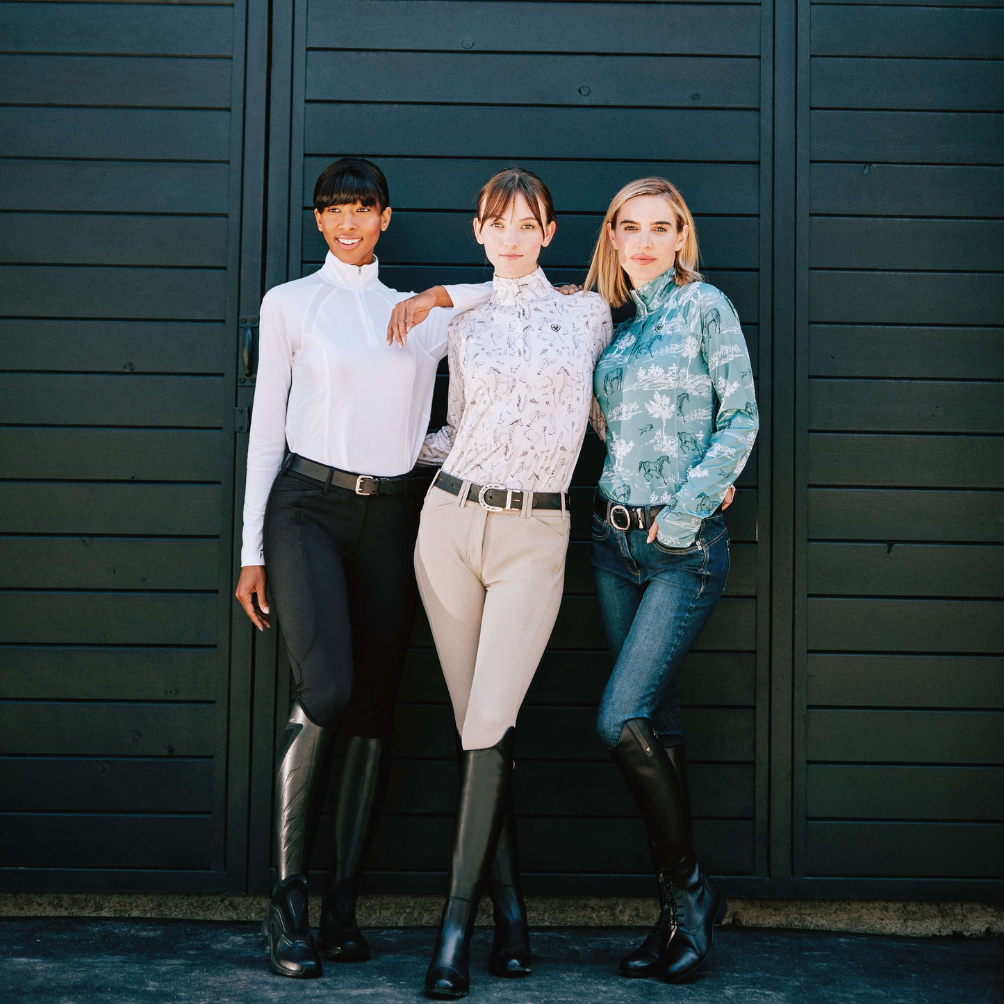 Halo Denim Knee Patch Breech Ariat Sale