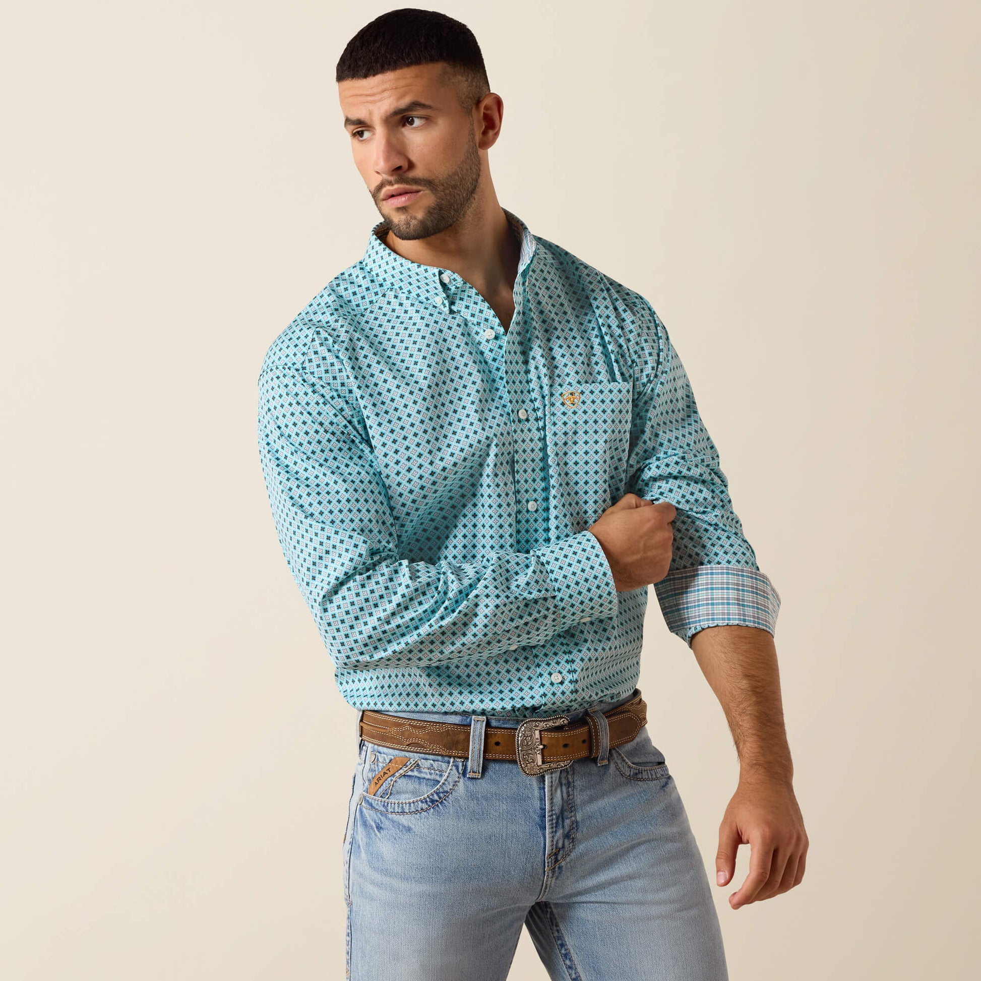 Wrinkle Free Andy Classic Fit Shirt Ariat Sale