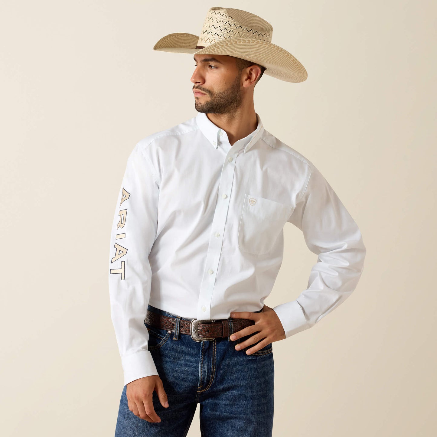 Team Logo Lightweight Twill Classic Fit Shirt Ariat Sale