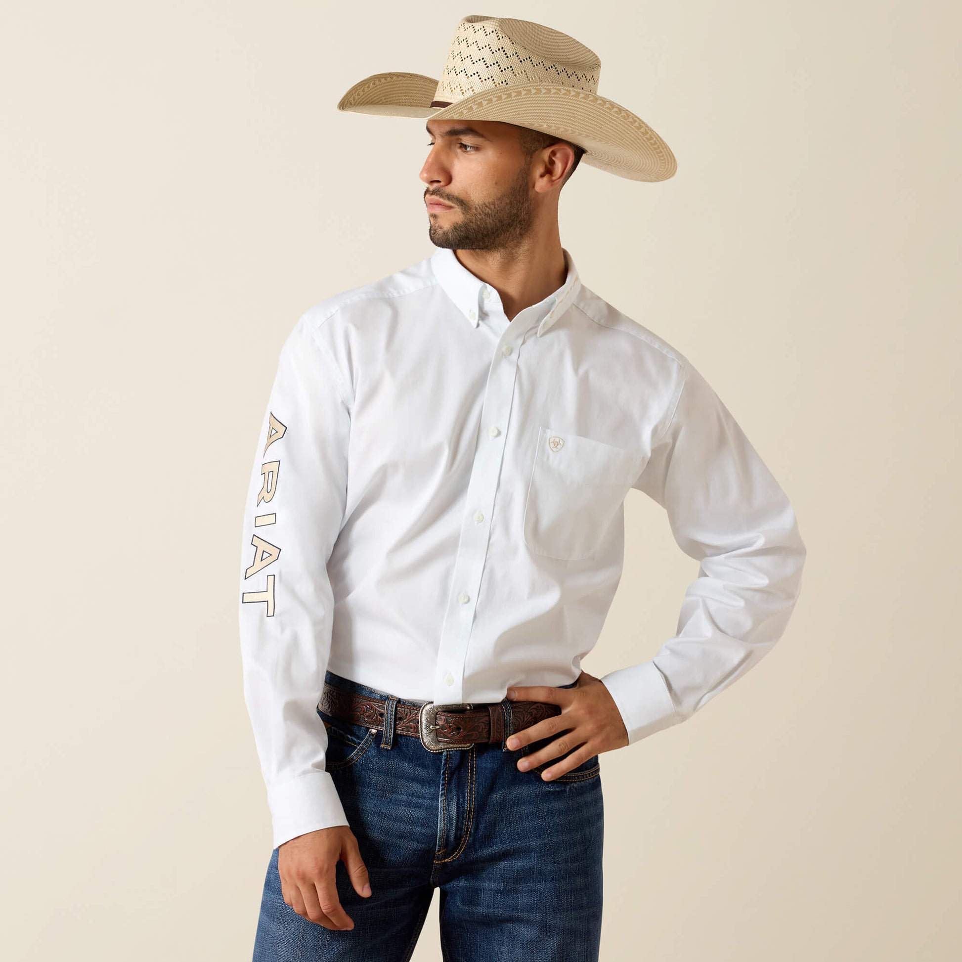 Team Logo Lightweight Twill Classic Fit Shirt Ariat Sale