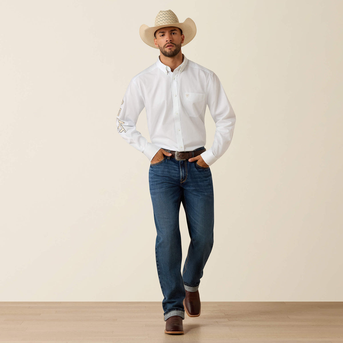 Team Logo Lightweight Twill Classic Fit Shirt Ariat Sale