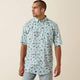 BLUE GLOW WESTERN PRINT