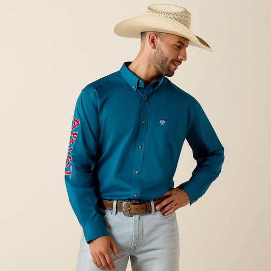 Team Logo Lightweight Twill Classic Fit Shirt Ariat Sale