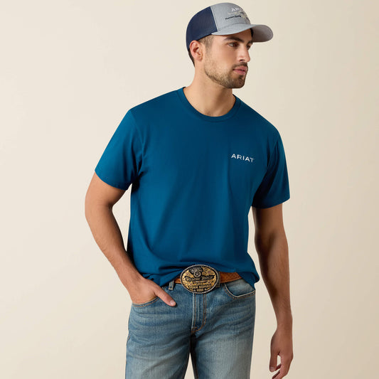 Ariat Liquid Stamp Flag Classic Fit T-Shirt Ariat Sale